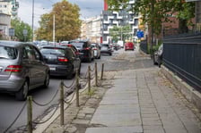 Ulica Pułaskiego w drugiej połowie sierpnia 2024
