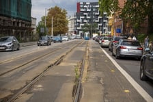 Ulica Pułaskiego w drugiej połowie sierpnia 2024