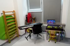 <p>Sala integracji sensorycznej w przedszkolu integracyjnym nr 35 &bdquo;Tęczowy Domek&rdquo; przy ul. gen. K. Pułaskiego prezentowana podczas konferencji zorganizowanej 23 sierpnia z okazji uruchomienia we Wrocławiu 35 nowych sal</p>