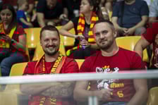 Kibice podczas meczu Betard Sparta Wrocław - GKM Grudziądz na Stadionie Olimpijskim