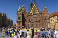 <p>Obchody Święta Niepodległości Ukrainy (Wrocław 24.08.2024)</p>