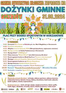 <p>Dożynki w Gorzanowie. O godzinie 20 usłyszymy piosenki Krzysztofa Krawczyka</p>