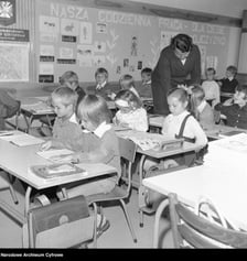 <p>Klasa szkolna, rok 1975</p>