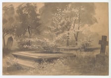 <p>Cmentarz w Hanowerze, 1877</p>