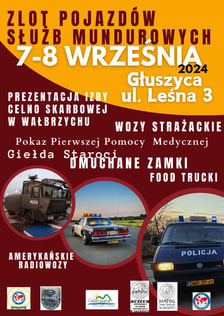 <p>Zlot pojazd&oacute;w w Głuszycy. 7 września&nbsp;</p>