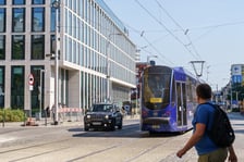 Szczytnicka po remoncie torowiska