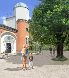 Bastion Sakwowy po II etapie remontu - wizualizacja