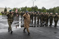 <p>Przysięga 10 Wrocławskiej Brygady Łączności</p>