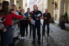 Spotkanie prasowe i zebranie wojewódzkiego sztabu kryzysowego w sprawie zagrożenia powodziowego, 16 września 2024 roku