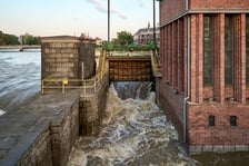 Odra we Wrocławiu,  19 września