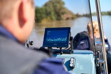 Patrol policyjny na Odrze we Wrocławiu