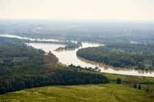 Wrocław z lotu ptaka. Zdjęcia lotnicze z powodzi [21 września]