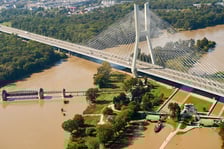 Wrocław z lotu ptaka. Zdjęcia lotnicze z powodzi [21 września]