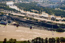 Wrocław z lotu ptaka. Zdjęcia lotnicze z powodzi [21 września]