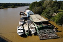 Most Milenijny nad Odrą we Wrocławiu: Dobry widok na Odrę