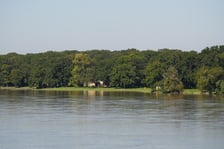 Most Milenijny nad Odrą we Wrocławiu: Dobry widok na Odrę