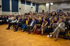 <p>Uroczystość wręczenia dyplom&oacute;w w ramach &bdquo;Wrocławskiego Programu Wspierania Uzdolnionych &ndash; PROMOVERE TALENTA&rdquo; w auli Liceum Og&oacute;lnokształcącego nr XIV</p>