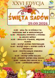 Święto Sadów  w Wierzchowicach