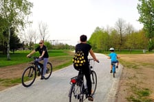 Trasa pieszo-rowerowa przy ulicy Koziej na Maślicach, projekt nr 328 z WBO 2020.