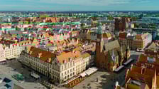 <p>Wrocław z drona. Rynek</p>