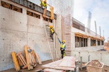 Budowa ZSP na Zwycięskiej (koniec lutego 2025 roku)