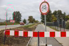 Droga rowerowa na Awicenny - budowa została chwilowo wstrzymana