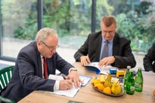 Podpisanie umowy o budowie Palmiarni w Ogrodzie Botanicznym we Wrocławiu