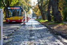 Wymiana nawierzchni na Ołtaszyńskiej, 16 października 2024
