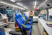 Krwiobus przy ulicy Oławskiej, 18.10.2024
