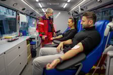 Krwiobus przy ulicy Oławskiej, 18.10.2024