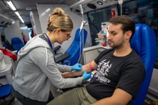 Krwiobus przy ulicy Oławskiej, 18.10.2024