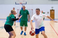 Charytatywny mecz w hali AWF-u przy Paderewskiego, 18 października 2024