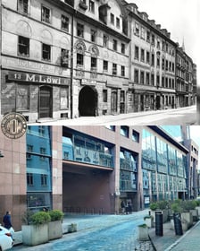 Współczesne i przedwojenne zdjęcia Wrocławia, ul. Św. Antoniego