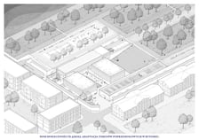 <p>Projekt Dom Społeczności Śląskiej. Adaptacja teren&oacute;w poprzemysłowych w Bytomiu</p>