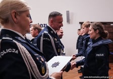 Ślubowanie nowych policjantów we Wrocławiu