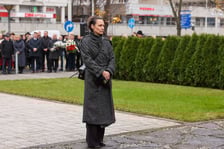 Uroczystość pod pomnikiem Martyrologii Profesorów Lwowskich