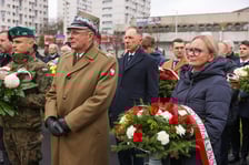 Uroczystość pod pomnikiem Martyrologii Profesorów Lwowskich