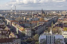<p>Widok z akademika Kredka&nbsp;</p>
