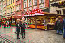 Wrocławski Jarmark Bożonarodzeniowy 2024 w dniu otwarcia (29 listopada)