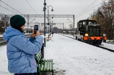 <p>Pociąg retro we Wrocławiu</p>