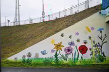 <p>nowy mural na Alei Wielkiej Wyspy</p>
