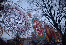 Kolorowe mandale na Gądowie. Mieszkańcy stworzyli wyjątkową instalację