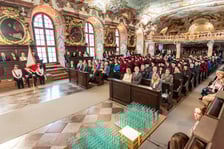 Uroczystość Święta Uniwersytetu Medycznego we Wrocławiu w Auli Leopoldyńskiej