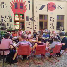 <p>Księgarnia Hiszpańska w Zaułku Solnym (ul. Szajnochy 5)</p>