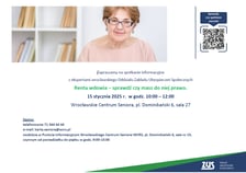 Renta wdowia: spotkanie konsultacyjne
