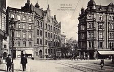 Widok na ulicę Jedności Narodowej na początku XX wieku
