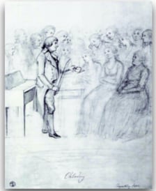 <p>Ernst Chlani podczas jednego z pokaz&oacute;w</p>