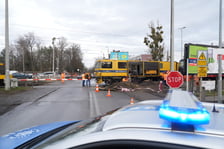 <p>Wykolejenie pociągu na Sołtysowicach.</p>
