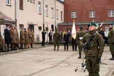 <p>Uroczystości upamiętniające ofiary marszu śmierci. Wrocław, Leśnica, 23.01.2025</p>