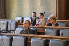 Szkolenie dla osiedlowych radnych ze składania wniosków do Funduszu Osiedlowego. 29 stycznia, sala sesyjna w Ratuszu